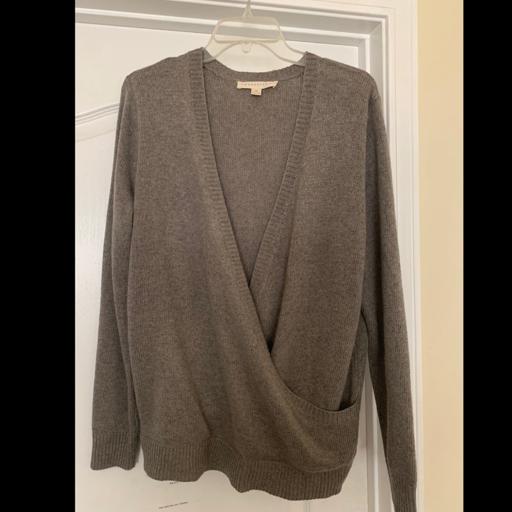 VICI Dolls West Coast Drape Sweater - Cocoa NWOT